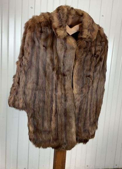Brown Fur Cape image