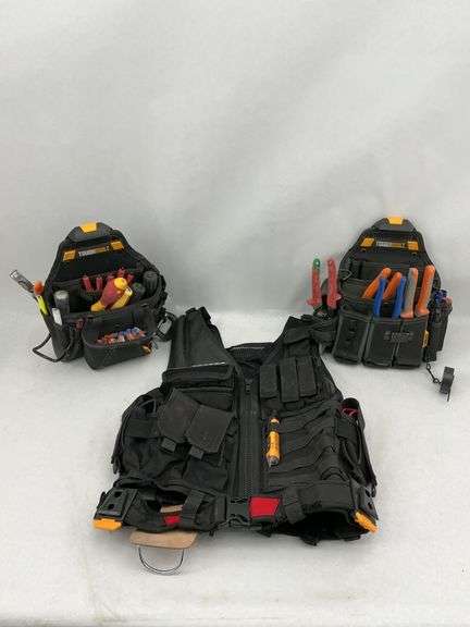 Tool Vest with Two Toughbuilt Tool Pouches image