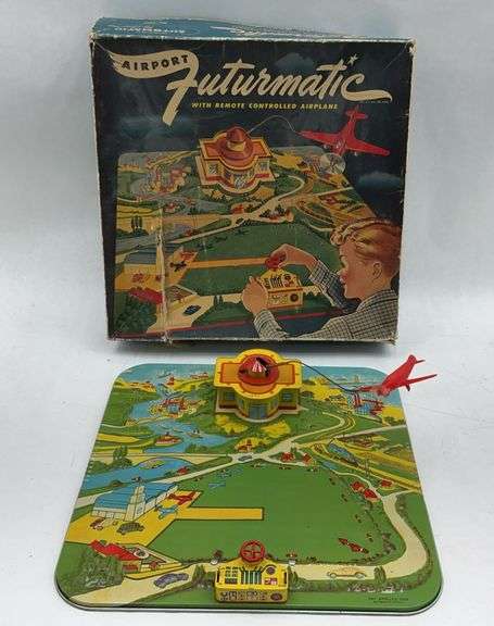 Airport Futurmatic Remote Controlled Airplane Toy with Box image