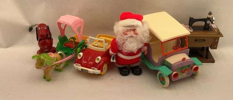 Toy Bundle: Strawberry Shortcake, Cabbage Patch Kids, Santa, and More image