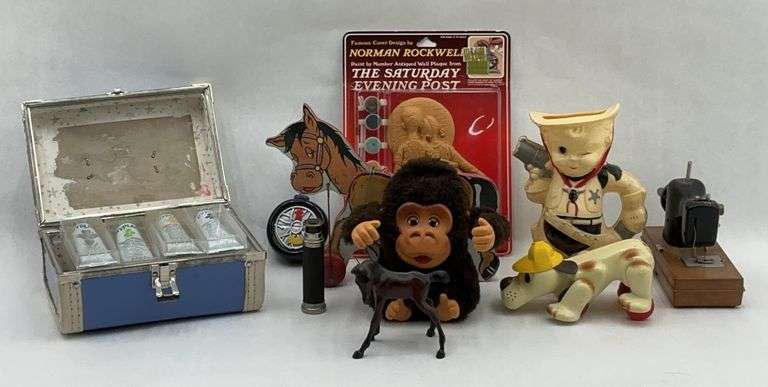 Mixed Lot of Collectible Decorations Including Norman Rockwell image