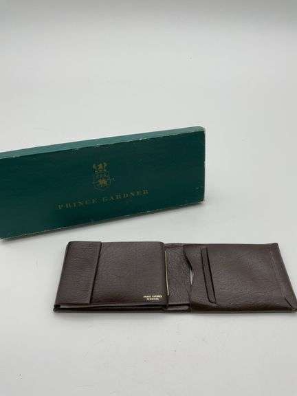 Prince Gardner Leather Wallet in Original Box image
