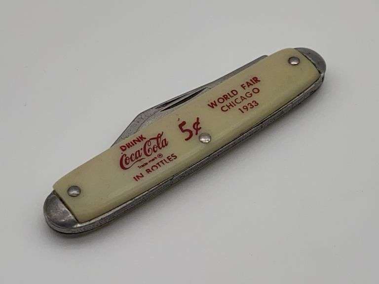 1933 World Fair Chicago Coca-Cola Pocket Knife image