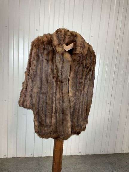 Brown Fur Cape image