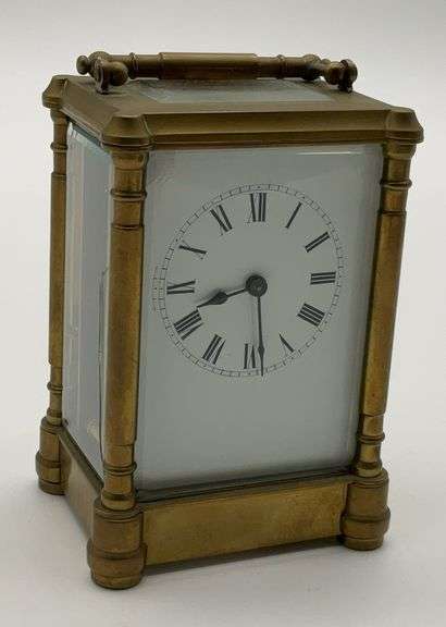 Brass Carriage Clock with Key image