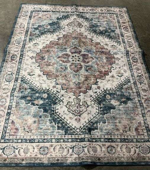 Wyatt & Ash Machine Washable Area Rug - 5ft 3in x 7ft 5in image