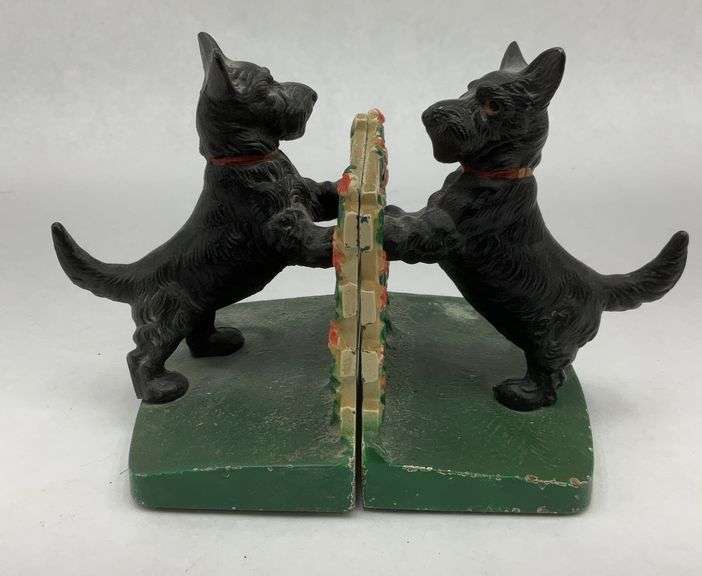 Cast Iron Scottie Dog Bookends image