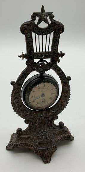 Columbus Worlds Fair Pocket Watch with Display Stand image