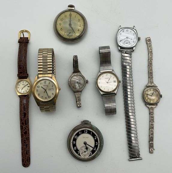 Mixed Lot of Assorted Wristwatches and Pocket Watches, Pulsar, Tissot image