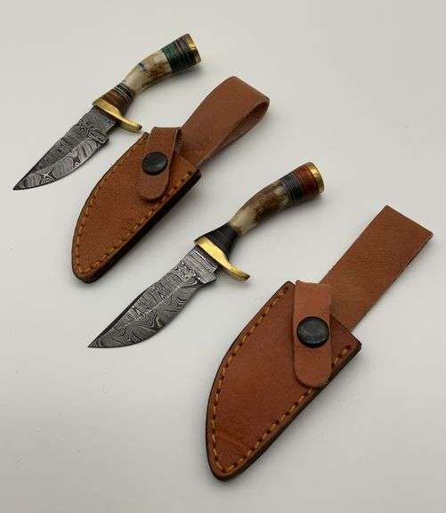 Parker Imai Brand Knife & Small Fixed Blade Knife Stag Handle image