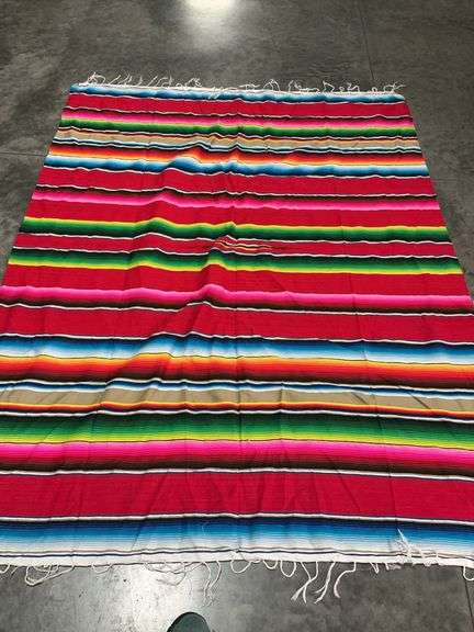 Striped Mexican Blanket image