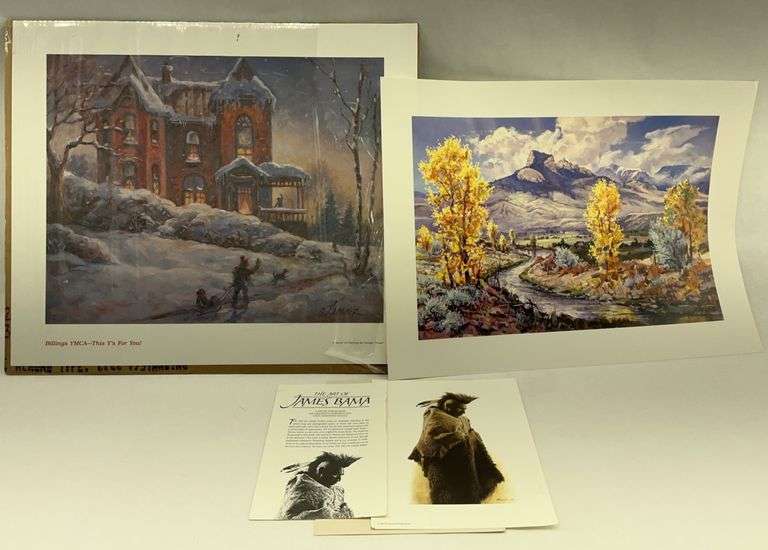 James Bama & Carolyn Thayer Prints - Native American and Landscape Art image