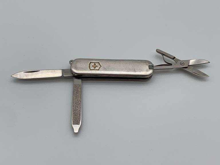 Tiffany & Co. Victorinox Swiss Army Knife Sterling Silver and 18K Gold image