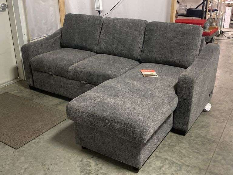 Coddle Aria 3-pc Sectional with Sleeper & Storage