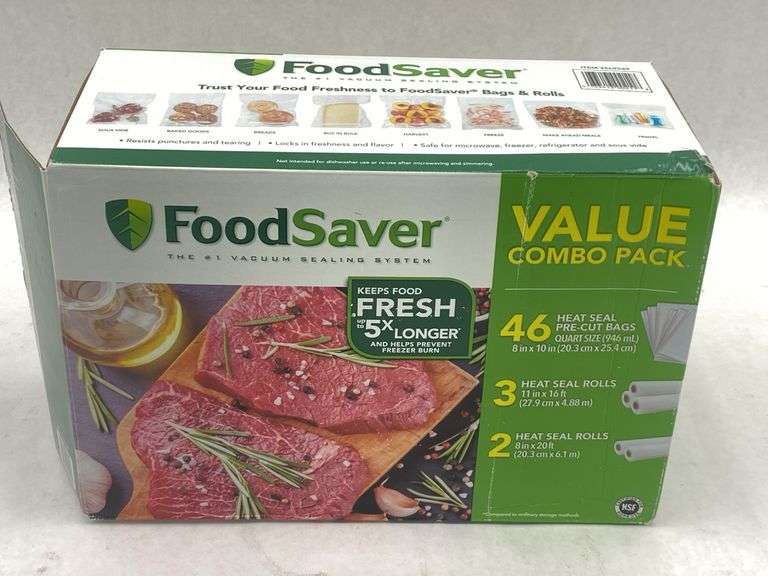 FoodSaver Value Combo Pack Vacuum Sealing Bags