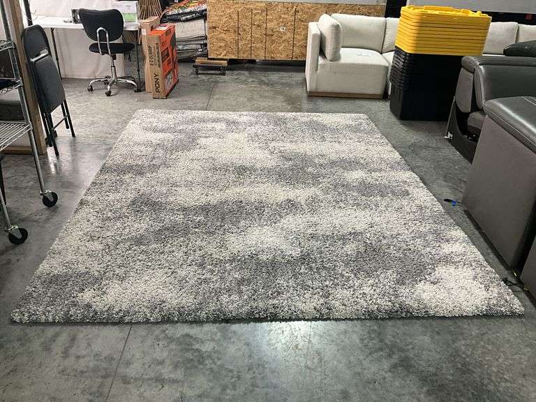 Thomasville Bali Area Rug, Gray & Ivory, 7'10" x 10'