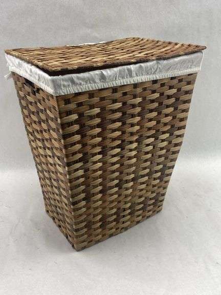 Seville Classics Woven Laundry Hamper, New