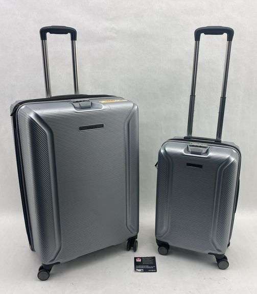 Samsonite 2-Piece Silver Hardside Spinner Luggage Set