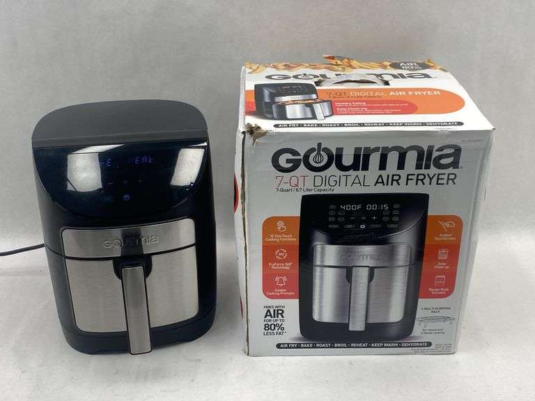 Gourmia 7-Qt Digital Air Fryer with Recipe Book