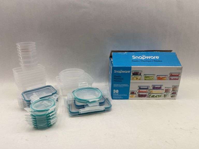 Snapware 38-Piece Plastic Food Storage Container Set