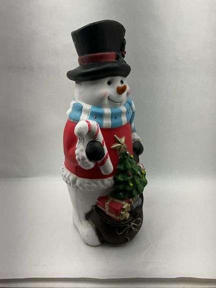 Vintage Christmas Snowman Blow Mold