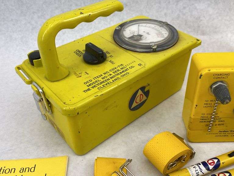 Victoreen Radiation Survey Meters with Manuals