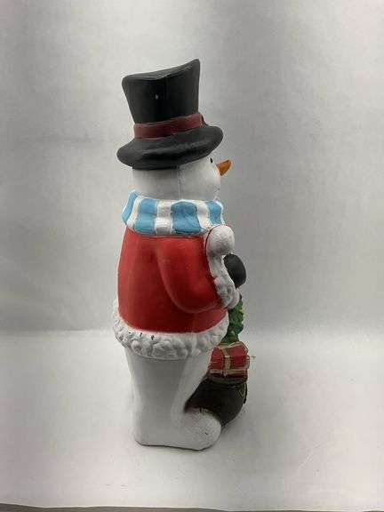 Vintage Christmas Snowman Blow Mold