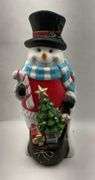 Vintage Christmas Snowman Blow Mold