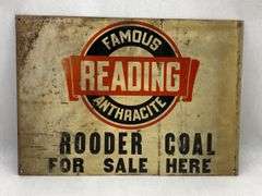 Reading Anthracite Coal Advertising Sign