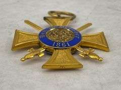 Prussian Order of the Crown 1861 Medal with Case