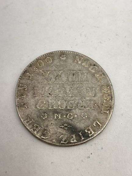 Old Brunswick-Luneburg 24 Marien Groschen Silver Coin