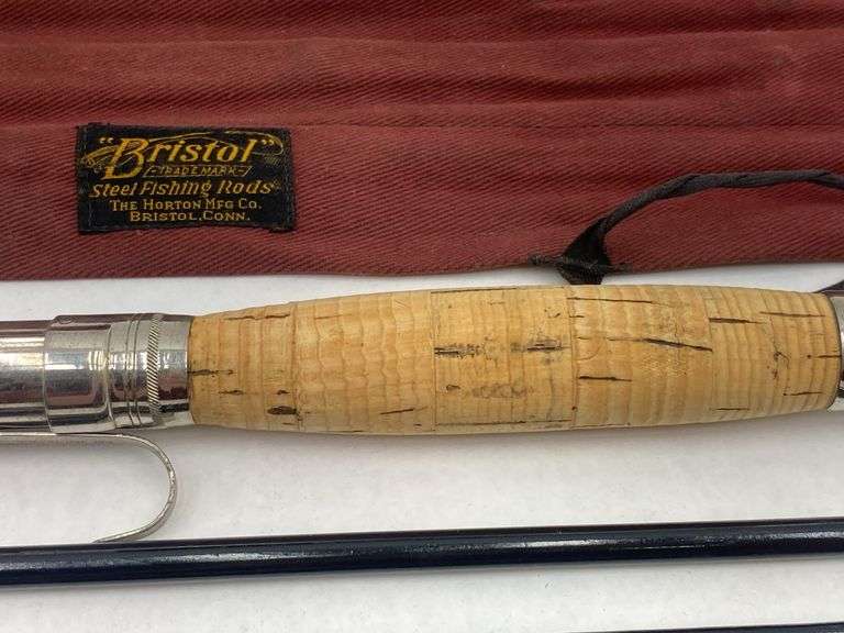 Bristol Steel Fishing Rod with Cloth Case