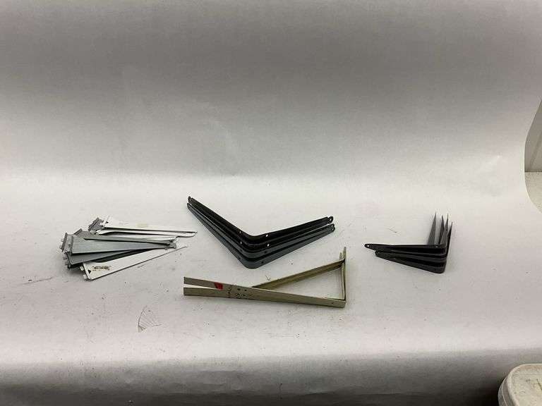 Assorted Shelf Brackets - Variety of Sizes and Styles image