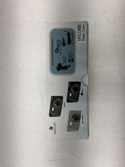 Minolta MNCD450 Dash Cam with Accessories