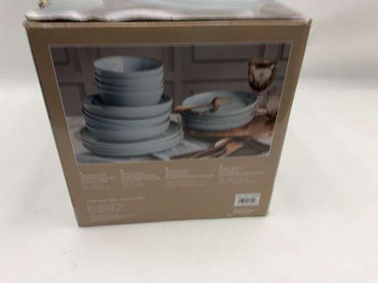 Over & Back Options 16-Piece Dinnerware Set - Blue