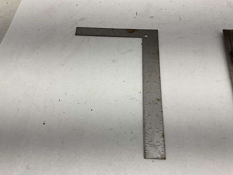 Collection of Metal Measuring and Marking Tools