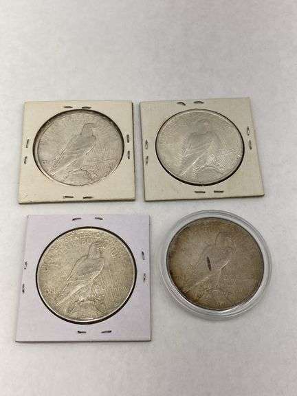 Peace Silver Dollar Collection: 1922-S, 1923, 1924