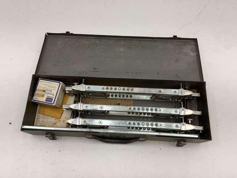 Stanley Metal Tool Box with Window Blind Installation Tools