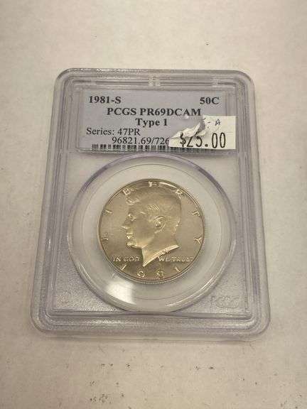 Kennedy Half Dollar Slabbed Coin Collection