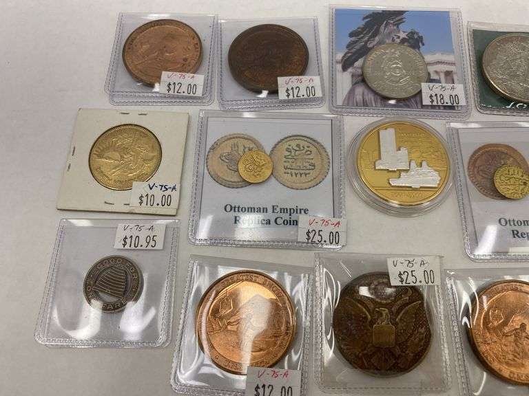 Assorted Replica Coins and Medals
