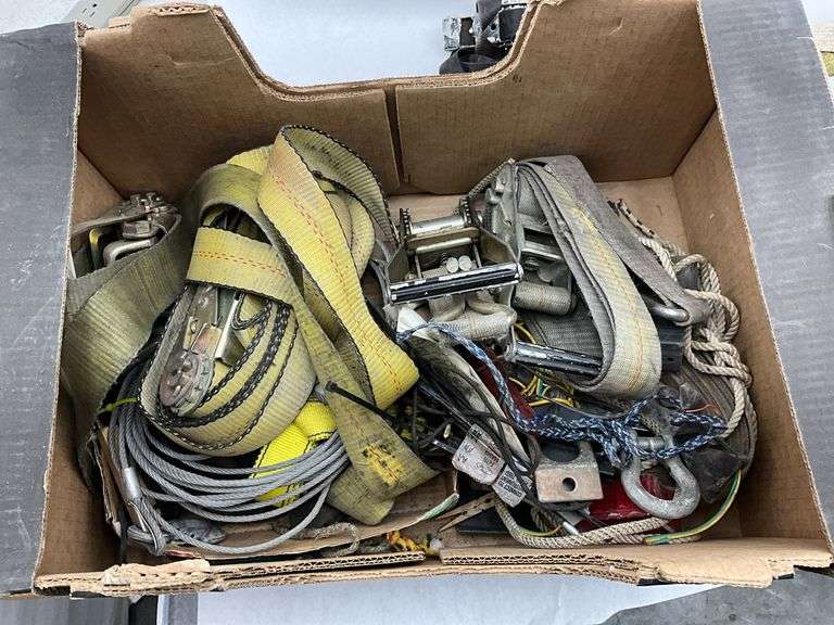 Assorted Straps, Ropes, and Equipment