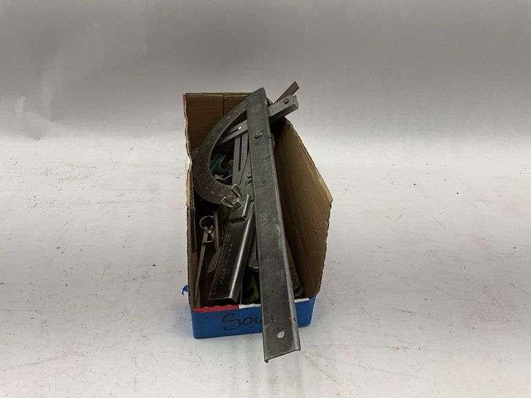 Collection of Metal Measuring and Marking Tools