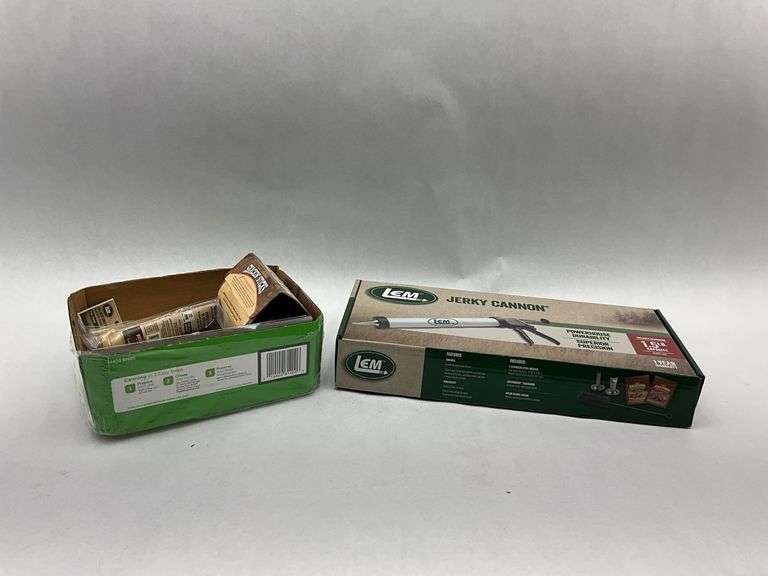LEM Jerky Cannon Kit with Casings and Seasonings