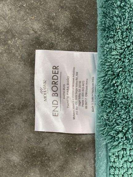Bathmat Shows Some Spots from Transportation