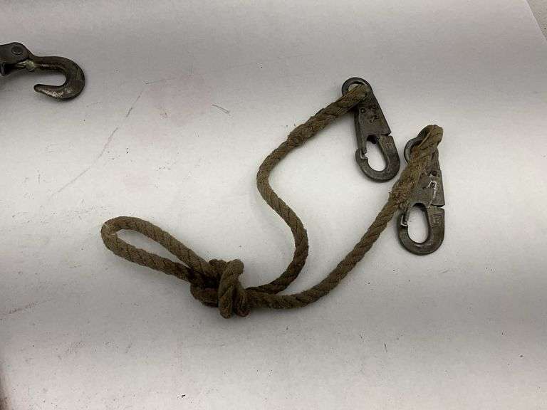 Lot of Two Chain Hoists / Come Along Tools