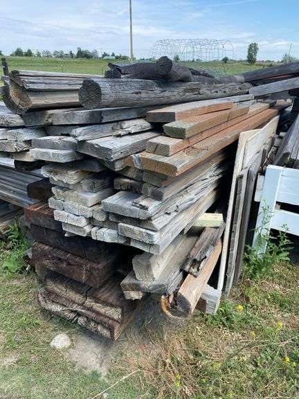 Assorted Used Lumber - Timbers, bridge Planks, and Boards