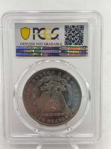 1885-O Morgan Silver Dollar - PCGS Genuine Polished-VF Detail