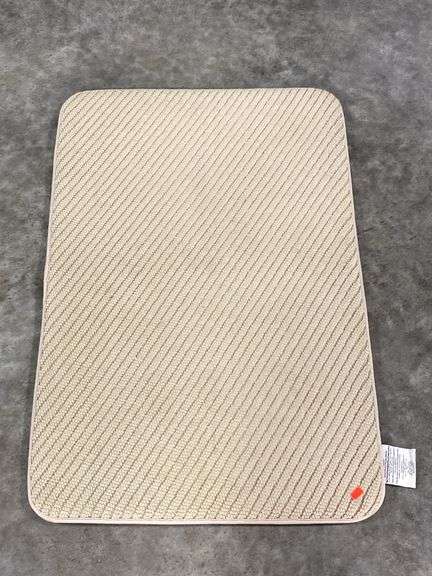 Bathmat Shows Some Spots from Transportation