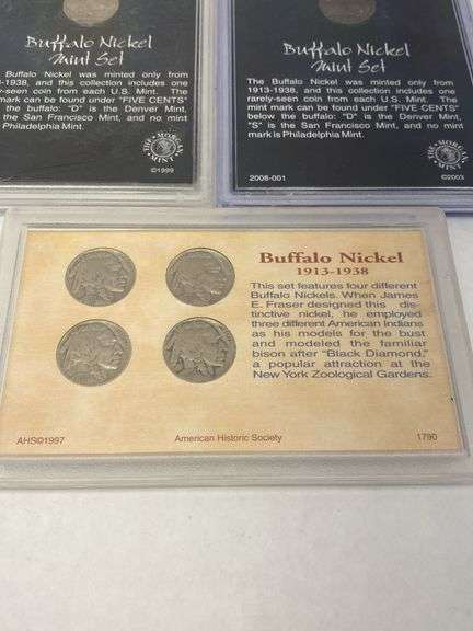 Buffalo Nickel Collection Mint Sets