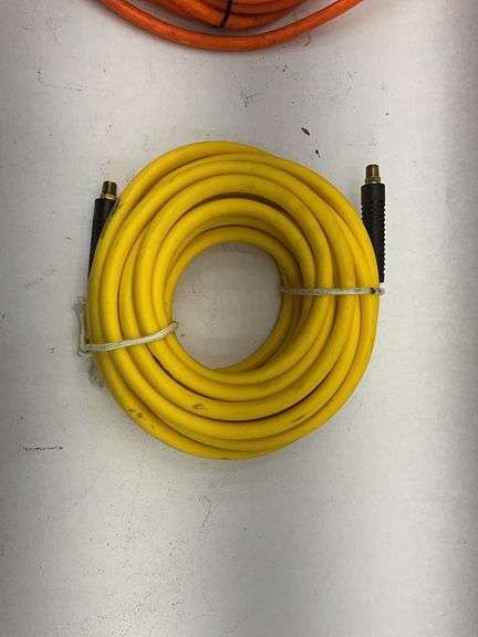 Two Air Compressor Hose Bundle: Yellow and Orange